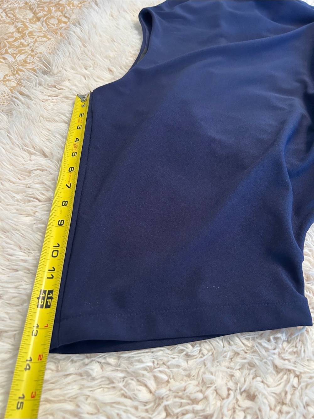 Navy Belted Wrap Pencil Dress - Women's - Picture 3 of 6